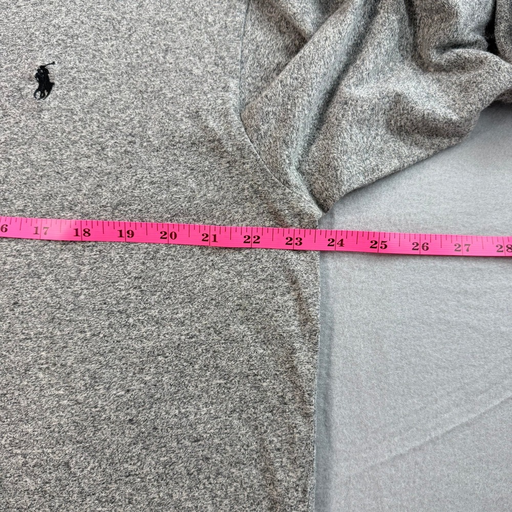 Polo Ralph Lauren T-Shirt Mens L Gray Long Sleeve Cotton Pony Everyday Basics - Picture 4 of 9